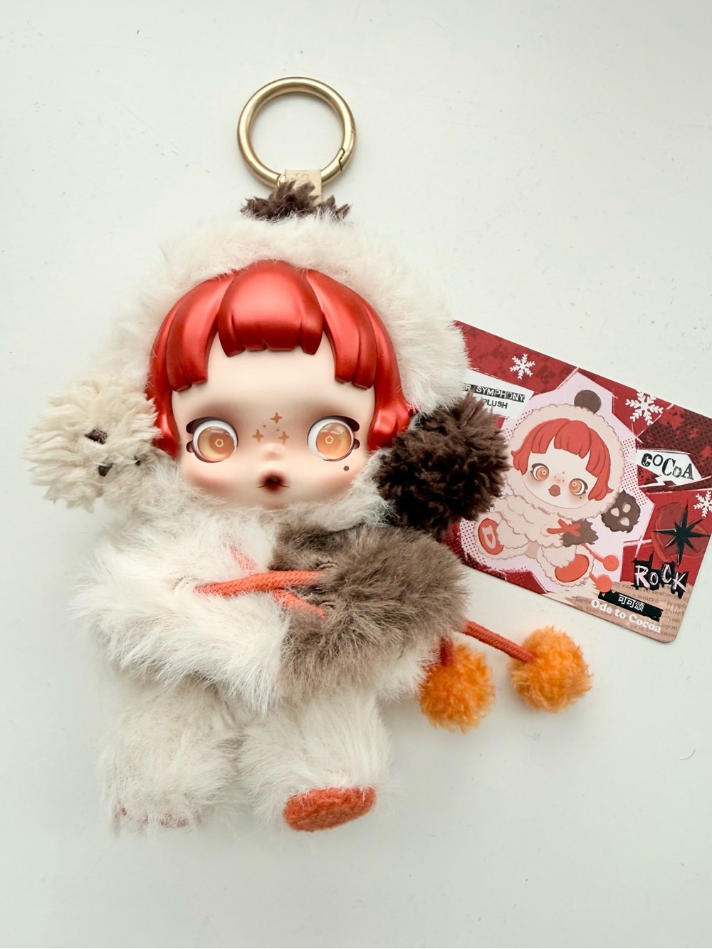 Pop Mart Winter Symphony Ode to Cocoa Vinyl Plush Pendant